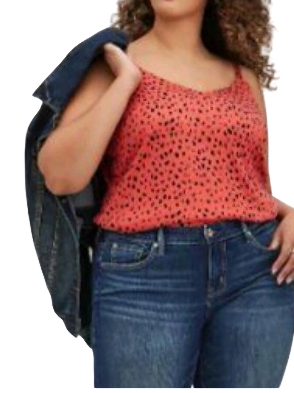 Torrid  AVA CORAL DOT Top
